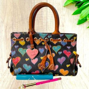 Vintage Dooney and Bourke hearts collection bag